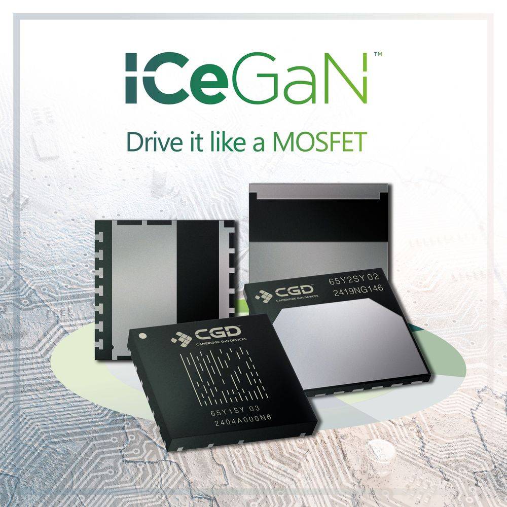 Front and back sides of ICeGaN™ P2 products, CGD65C025SP2, CGD65D025SP2, CGD65C055SP2, CGD65D055SP2, Drive it like a MOSFET